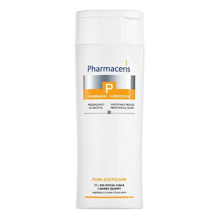 Pharmaceris P Puri Ichtilium, reinigingsgel voor lichaam en hoofdhuid, 250 ml