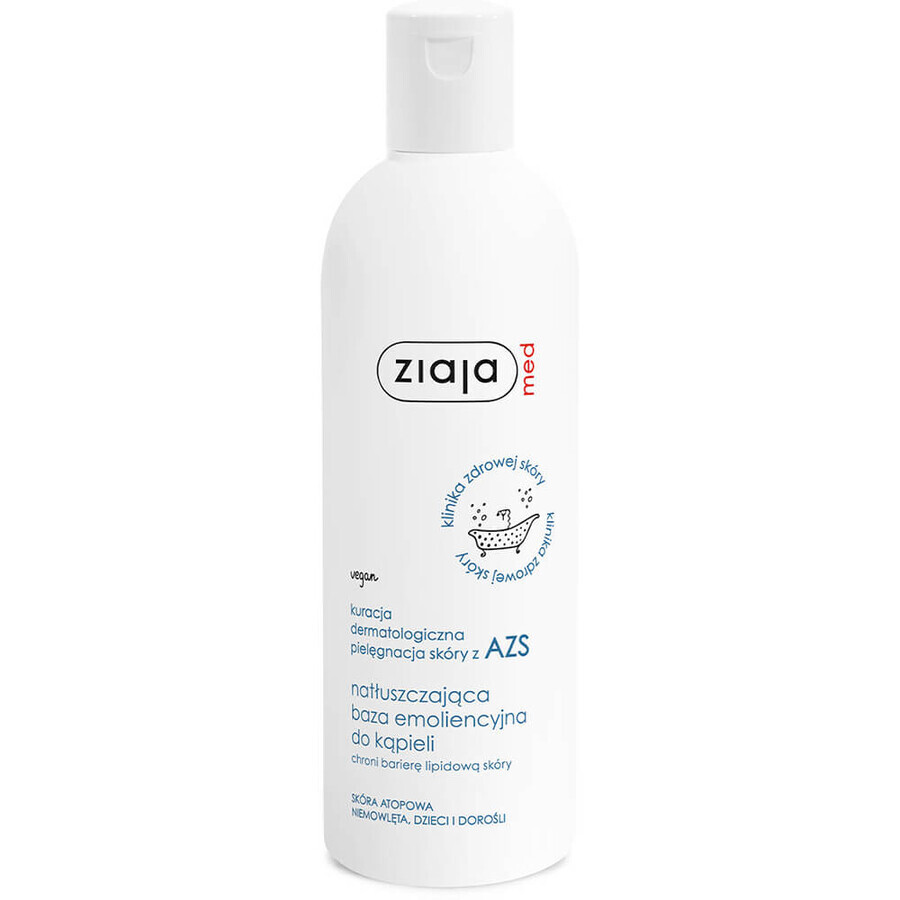 Ziaja Med AZS Dermatological Treatment, hydraterende verzachtende badbasis, 270 ml