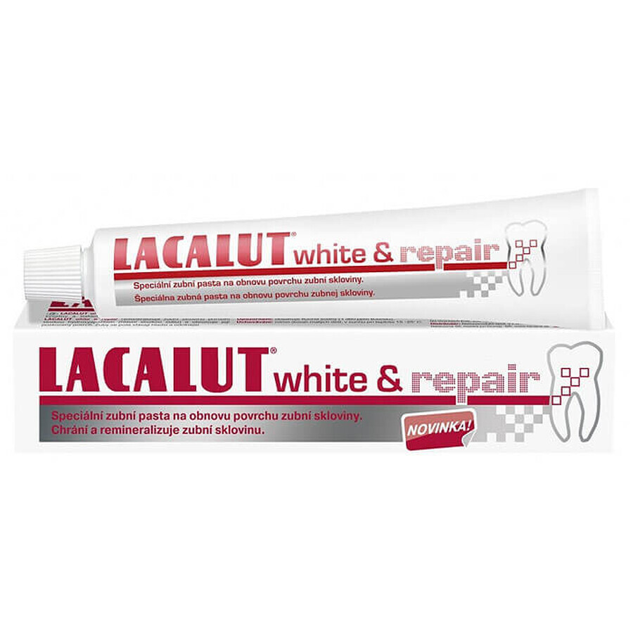 Lacalut, White&amp;Repair, dentifrice, 75 ml