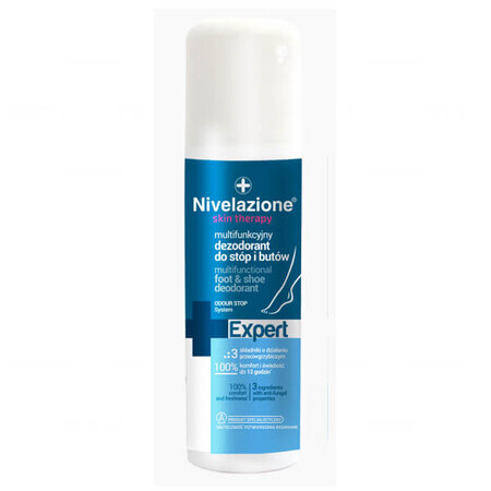 Nivelazione Skin Therapy, Deodorant multifuncțional pentru picioare și încălțăminte, 150 ml