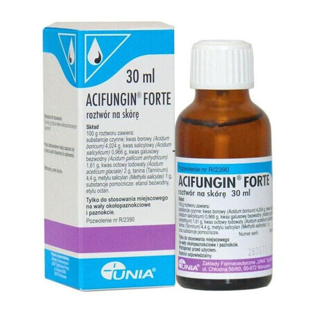 Acifungin forte, soluție pentru piele, 30 ml