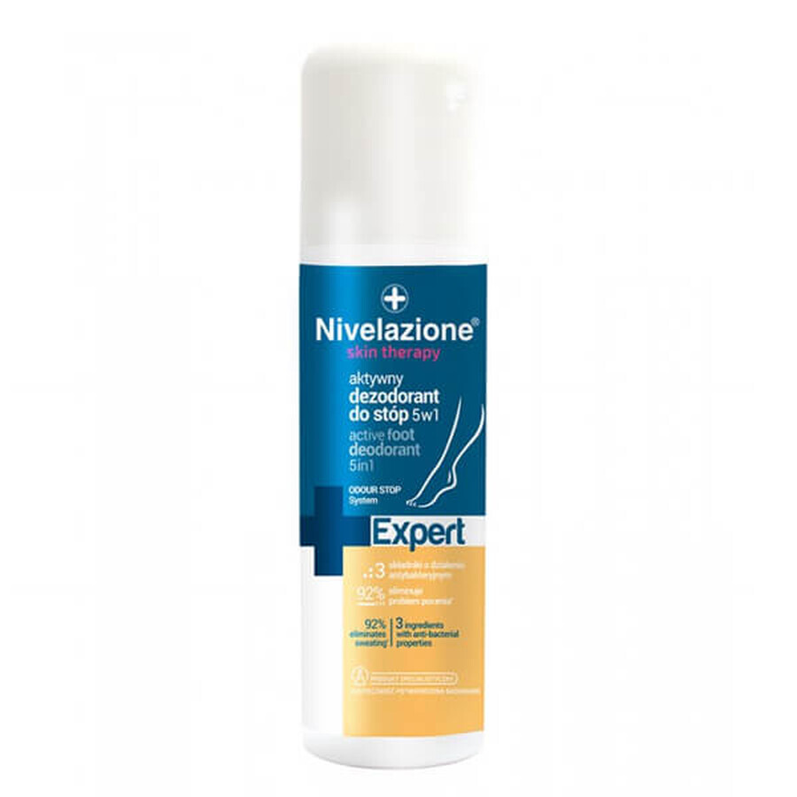 Nivelazione Skin Therapy, desodorante para pies 5en1, 150 ml