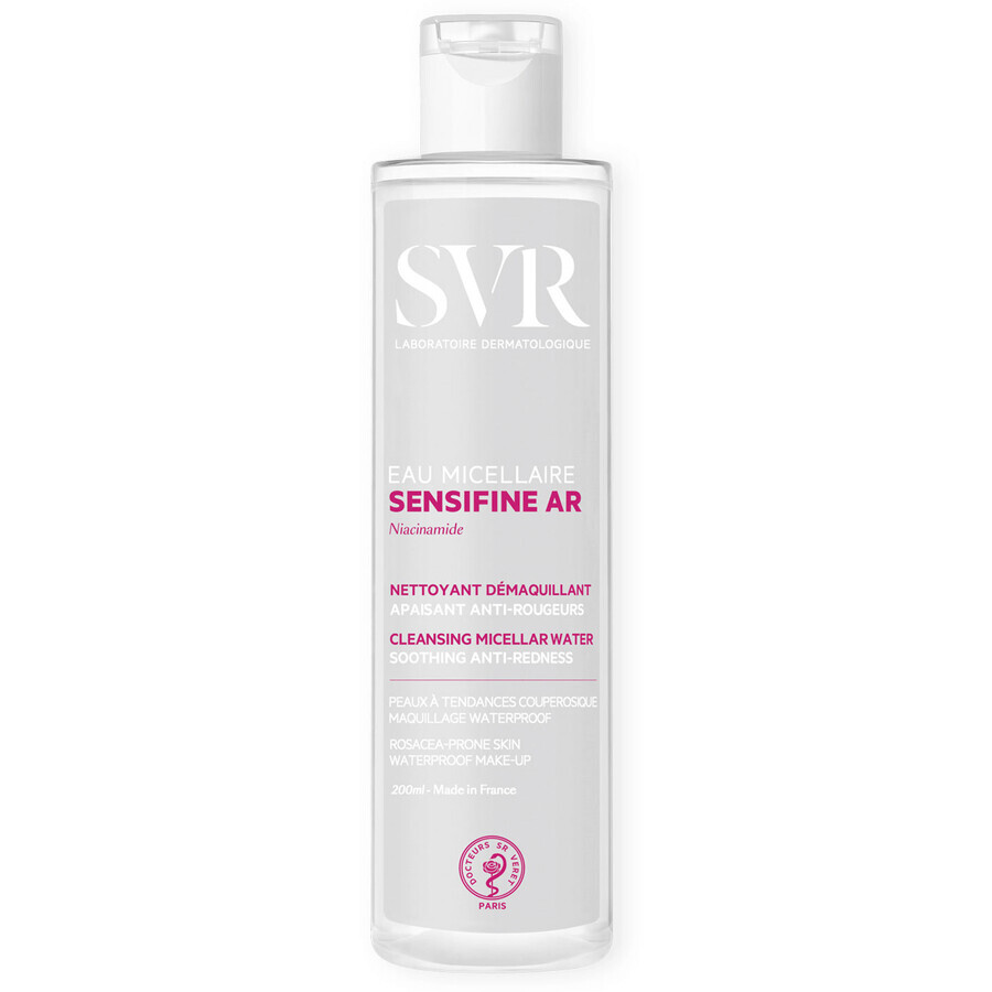 SVR Sensifine AR Eau Micellaire, verzachtend micellair water, vasculaire huid, 200 ml