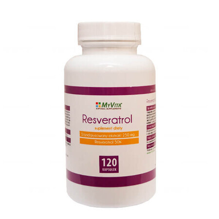 MyVita Resveratrol, 120 capsule