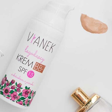 Vianek, verzachtende BB cream SPF 15, voor geïrriteerde huid, donkere tint, 50 ml