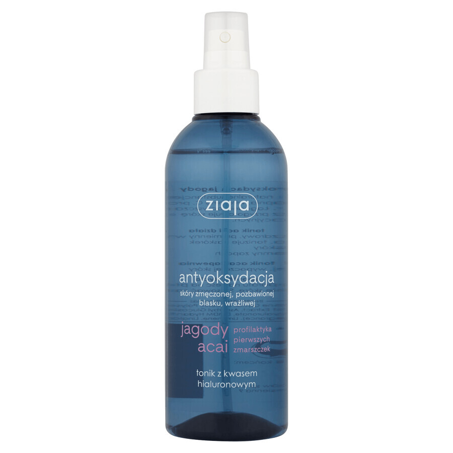 Ziaja Acai Berry, tonique avec acide hyaluronique, 200 ml