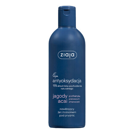 Ziaja Acai Berry, gel idratante con lozione doccia, 300 ml