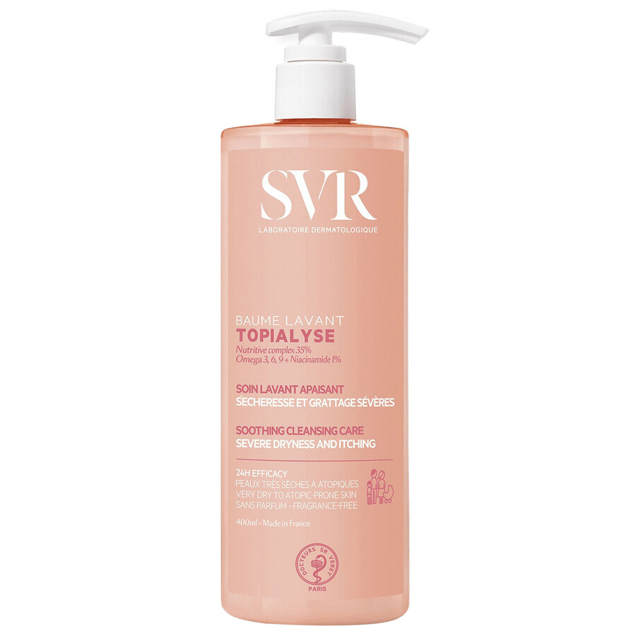 Gel Detergente Idratante SVR Topialyse 400 ml.