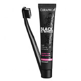 Curaprox Black is White set, whitening-tandpasta, limoen-muntsmaak, 90 ml + tandenborstel CS 5460, 1 stuk