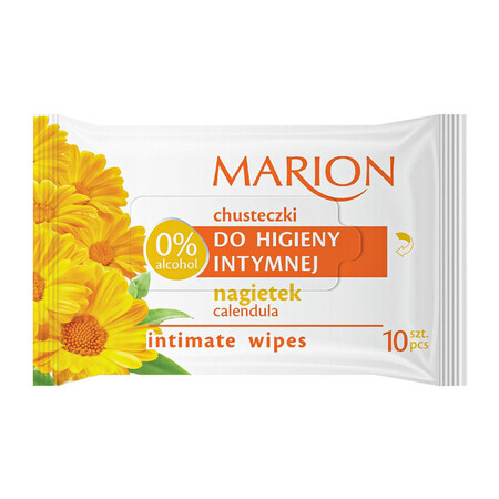 Marion, intieme hygiënedoekjes met calendula-extract, 10 stuks