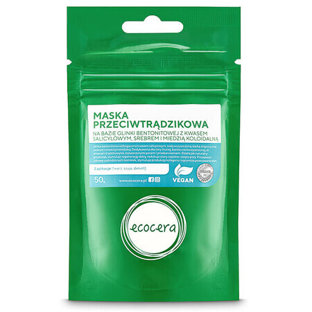 Ecocera, mascarilla cosmética antiacné, 50 g