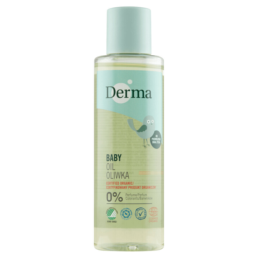 Derma Eco Baby, olie voor kinderen vanaf 1 dag, 150 ml