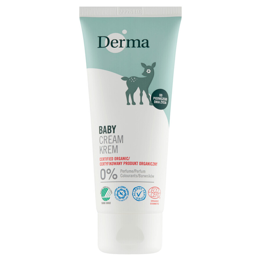 Derma Eco Baby, verzorgende crème vanaf de 1e levensdag, 100 ml