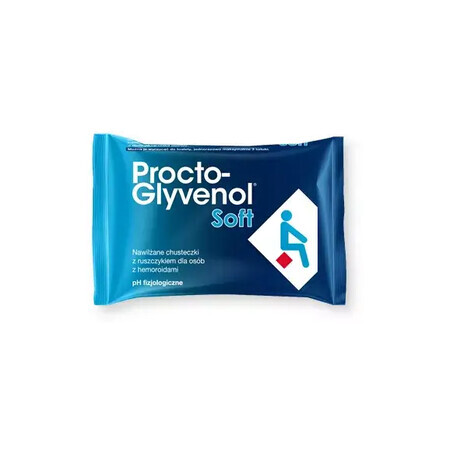 Procto-Glyvenol Soft, feuchte Tücher mit Rhus für Menschen mit Hämorrhoiden, 30 Stück, Recordati 