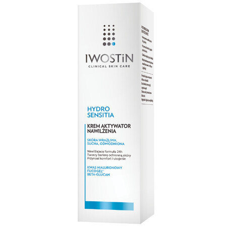 Iwostin Hydro Sensitia, hydraterende activatorcrème, vochtarme, droge en gevoelige huid, 50 ml