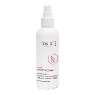 Ziaja Med Kuracja naczynkowa, tónico micelar calmante y fortalecedor, limpiador y desmaquillante, spray, 200 ml