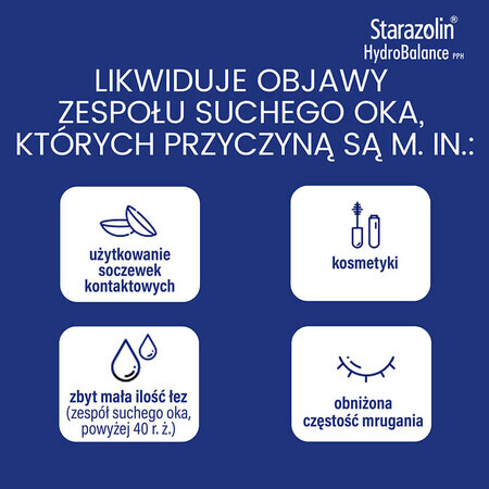 Starazolin HydroBalance PPH, collyre, 2 x 5 ml