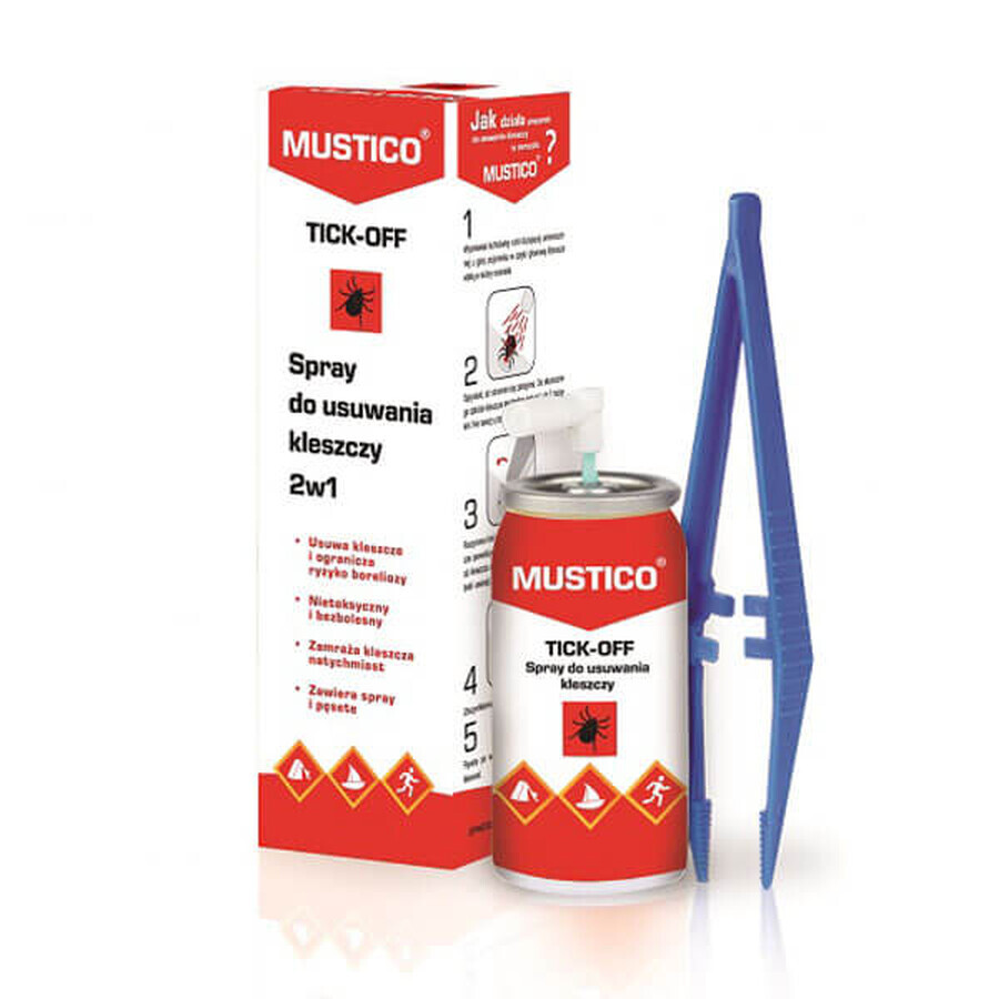 Mustico Tick-Off, spray antigarrapatas 2en1, 8 ml