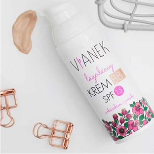 Vianek, BB cream lenitiva, Luminosa, SPF 15, 50 ml