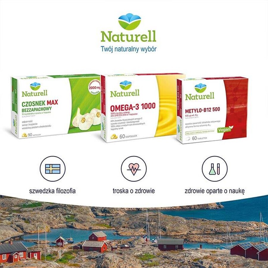 Naturell Bètacaroteen + E, 60 tabletten