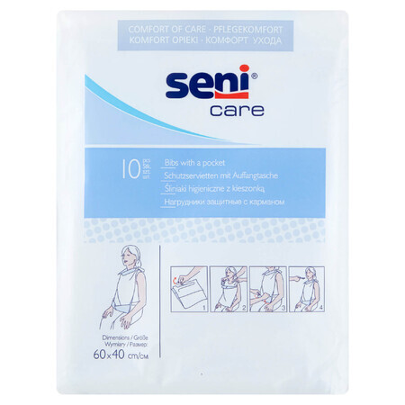 Seni Care, baberos para adultos, 10 unidades