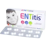 ENTitis Compresse per bambini sopra i 3 anni al gusto di fragola, confezione da 30 pezzi.