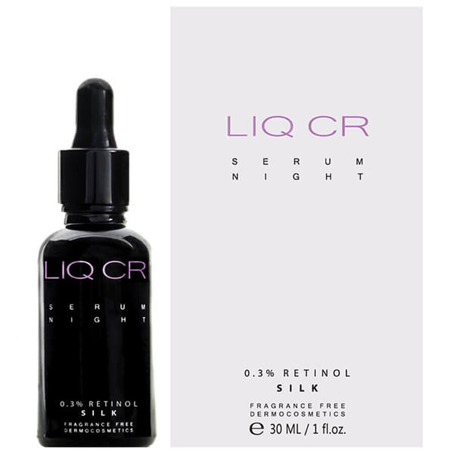 Liqpharm Liq CR Serum Night, 0,3% Retinol Silk, intensief corrigerend concentraat, 30 ml