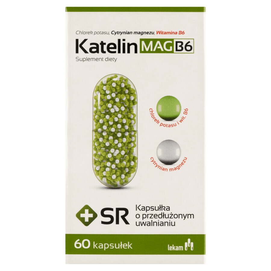 Katelin Mag B6, 60 capsules met verlengde afgifte