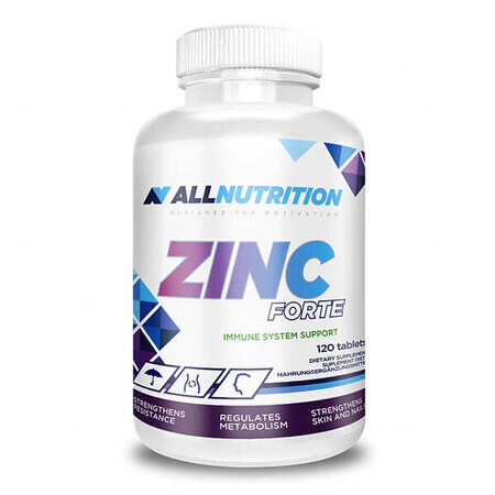 Allnutrition Zinc Forte, zinc 25 µg, 120 tablets