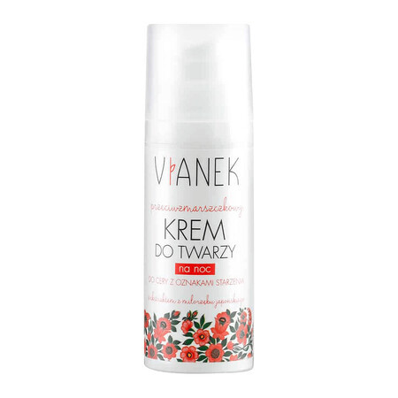 Vianek, anti-rimpel nachtgezichtscrème, rijpe huid, 50 ml