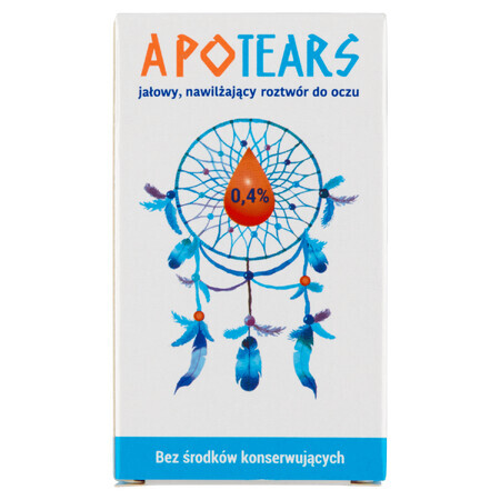 ApoTears, steriele, vochtinbrengende oogoplossing 0,4%, 10 ml KORTE DATUM