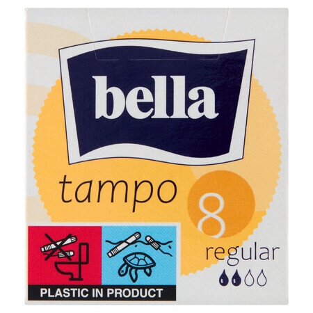 Bella Tampo, sanitary pads with easy twist, Regular, 8 pcs.