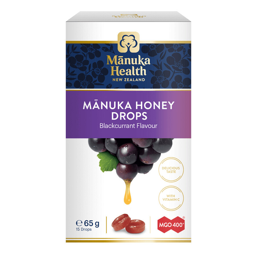 Manuka Honig MGO 400+ und natürliches Stachelbeeraroma, 65g, Manuka Health