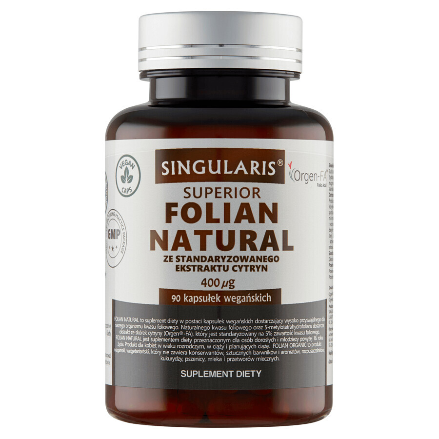 Singularis Superior Folian Biologisch, 90 veganistische capsules