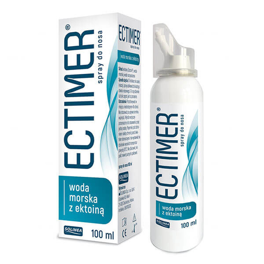 Ectimer, neusspray met zeewater en ectoïne, 100 ml