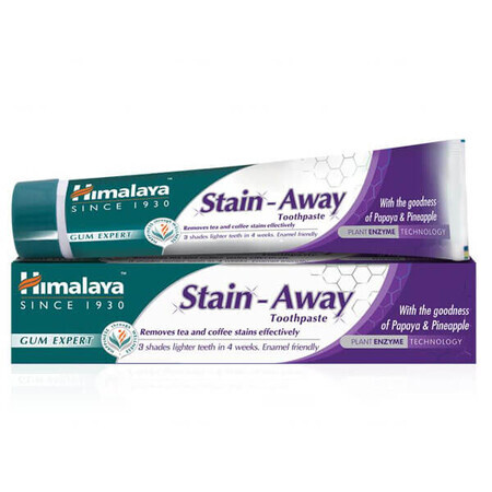 Himalaya Stain-Away, kruidentandpasta tegen vlekken, 75 ml