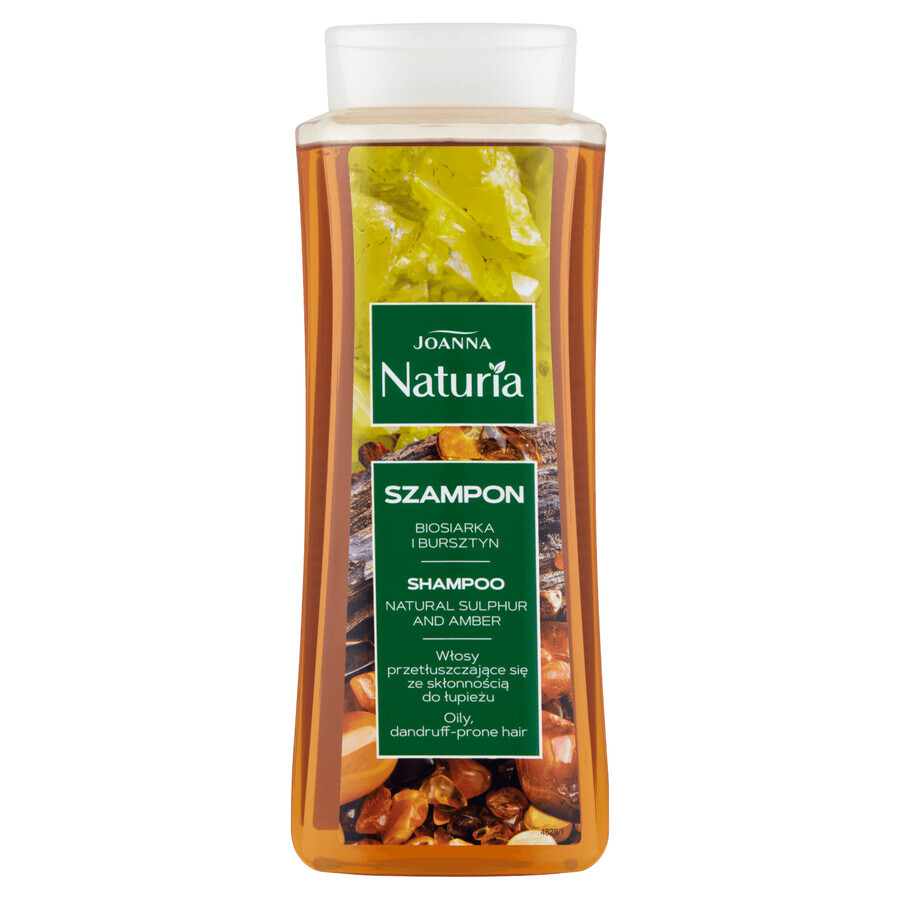 Joanna Naturia, hair shampoo with biosulfur and amber, 500 ml