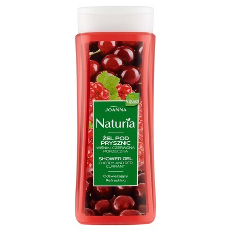 Joanna Naturia, gel de ducha, cereza y grosella negra, 300 ml