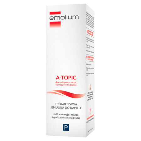 Emolium A-Topic, emulsión de baño triactiva, a partir de 1 mes, 200 ml