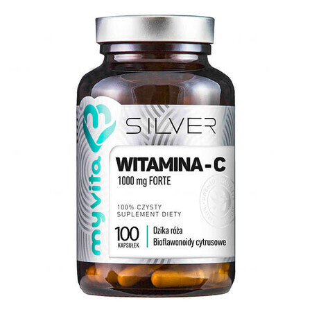 MyVita Silver Vitamin-C 1000 mg Forte, 100 capsule