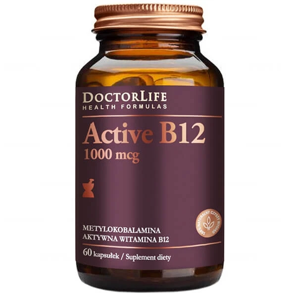 Doctor Life Actief B12, vitamine B12 1000 µg, 60 capsules