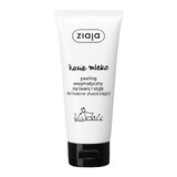 Ziaja Ziegenmilch Gesichts- und Halspeeling, Enzymatisches Peeling für sanfte Haut, 75 ml