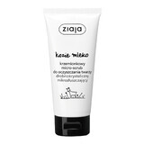 Ziaja Geitenmelk, silica micro-scrub voor gezichtsreiniging, 75 ml