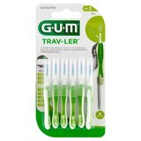 Sunstar Gum Trav-Ler, interdentale rager, 1,1 mm, 6 stuks