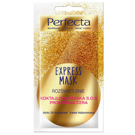 Perfecta Express Mask, SOS cocktail mask for a radiant complexion, 8 ml