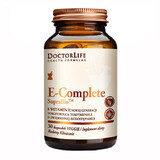 Doctor Life, E-Complete SupraBio, vitamine E, tocoferolen en tocotriënolen, 30 capsules