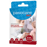 Pasocare Med, wondsluitingsstrips, steriel, hypoallergeen, 8 stuks