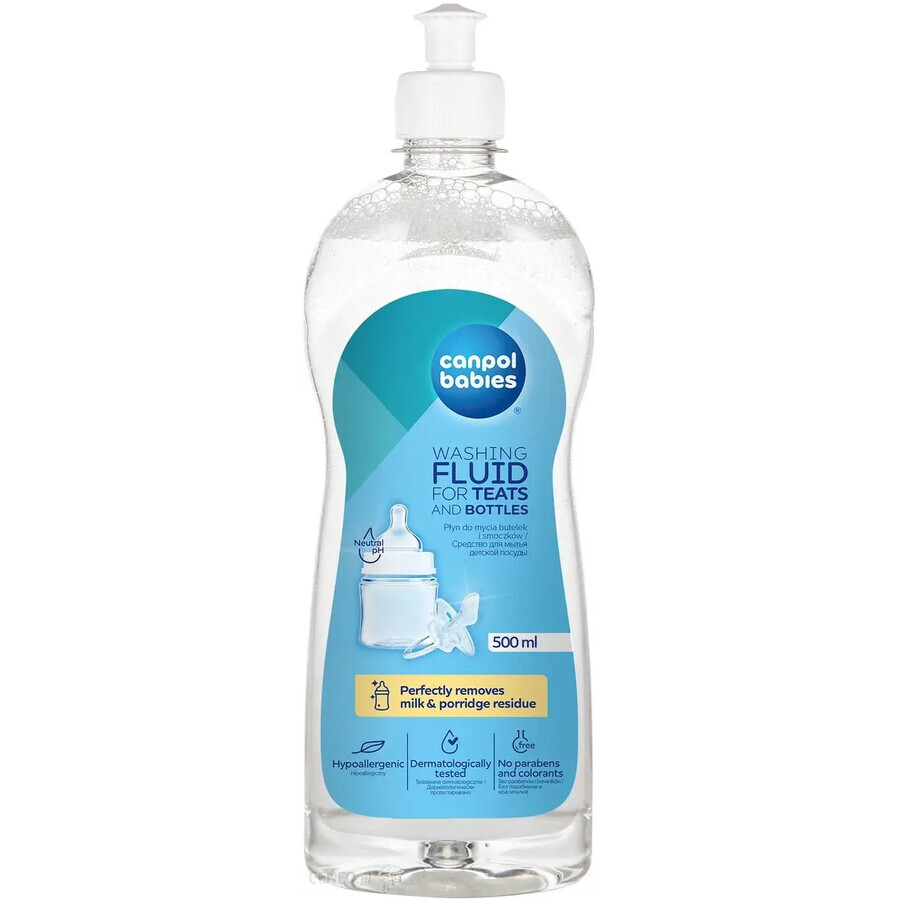 Canpol Babies, vloeistof voor het wassen van flessen en fopspenen, hypoallergeen, 500 ml