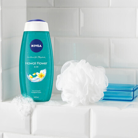 Nivea, gel douche, fleur et huile d'Hawaï, 500 ml