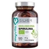 MyVita Silver, Spirulina BIO BIO 600 mg, 100 vegetable capsules